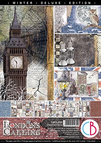 Ciao Bella London's Calling Kreativblock A4 von susiebsupplies