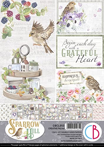 Ciao Bella Sparrow Hill A4 Kreativblock von susiebsupplies