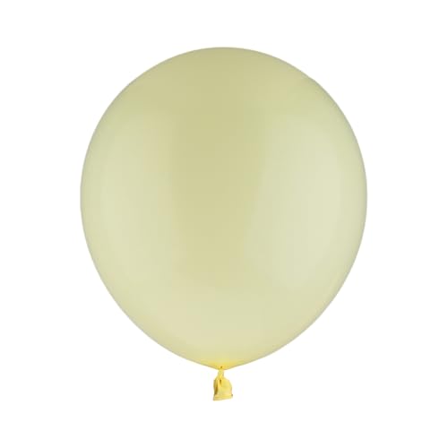 susiodeu 10er Set Partyballons Latex Partyballons Latex Geburtstagsballons für Geburtstagsfeier Geburtstagsdekorationen für Frauen, Gelb, 5 Zoll von susiodeu