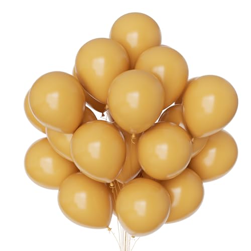 susiodeu 20er Set Geburtstagsballons Partyballons Latex Latex Partyballons für Geburtstagsfeier Geburtstagsdekorationen für Frauen, Gelb 30 Stück, 12 Zoll von susiodeu