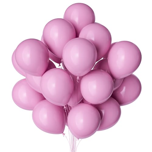 susiodeu 20er Set Geburtstagsballons Partyballons Latex Latex Partyballons für Geburtstagsfeier Geburtstagsdekorationen für Frauen, Pink 30 Stück, 12 Zoll von susiodeu