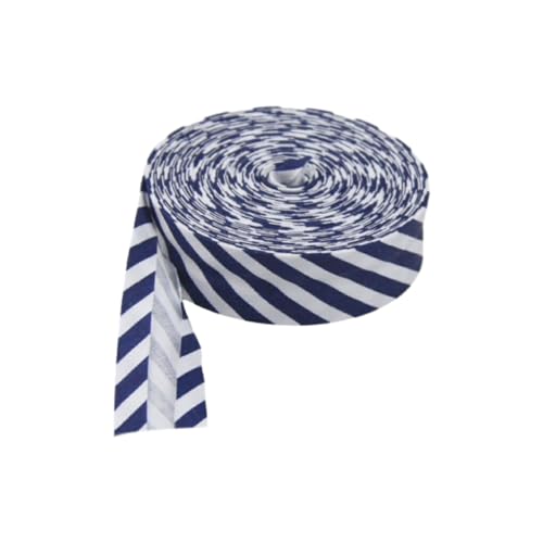 susiodeu Baumwoll Schrägband, vielseitiger Besatz für Nähprojekte, Kleidung bis hin zu Heimdekoration, gepunktetes und gestreiftes Kantenband, Marineblaue Streifen susiodeu Baumwoll Schrägband, vielseitiger Besatz für Nähprojekte, Kleidung bis hin zu Heimdekoration, gepunktetes und gestreiftes Kantenband, Marineblaue Streifen von susiodeu
