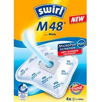 4 swirl® MicroPor Filtration M 48 Staubsaugerbeutel von swirl®