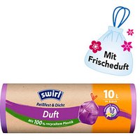 swirl® Müllbeutel Reißfest & Dicht Duft 7239 10,0 l rot, 14 St. von swirl®