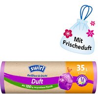 swirl® Müllbeutel Reißfest & Dicht Duft 7241 35,0 l rot, 9 St. von swirl®