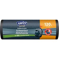 swirl® Schwerlastsäcke PROFI 4639 120,0 l schwarz, 12 St. von swirl®