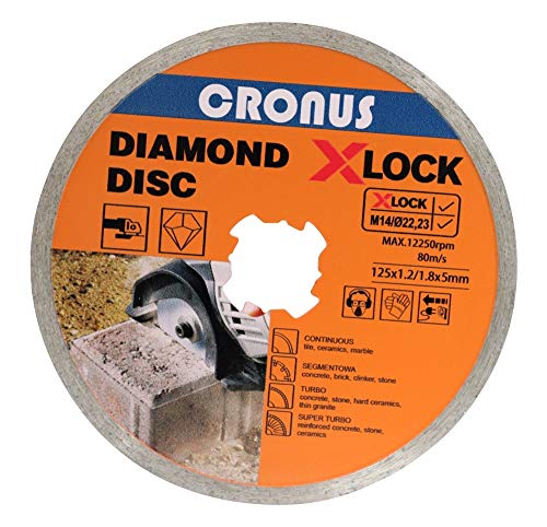 Professional Diamanttrennscheibe X-LOCK Ø125 mm in verschiedenen Ausführungen und Größen für Beton Continuous von sys2sell