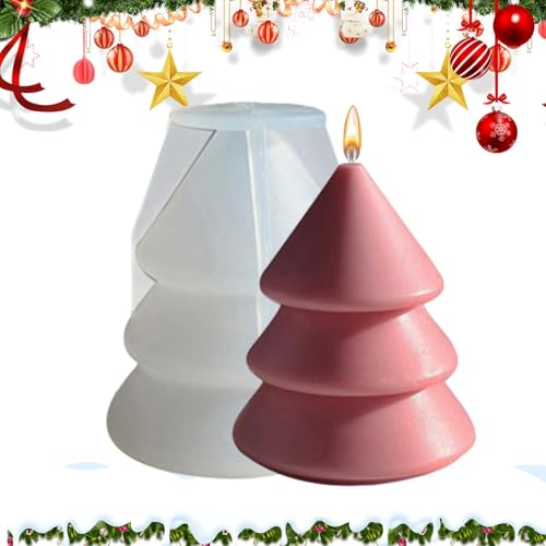 3D-Weihnachtsbaum-Kerzenform – 3D-Weihnachtsbaum-Silikonform | Silikonform für Kerzenherstellung | handgefertigte Weihnachtskerzenherstellung | Epoxidharz, handgefertigtes Handwerk, Charme für von szaluyk