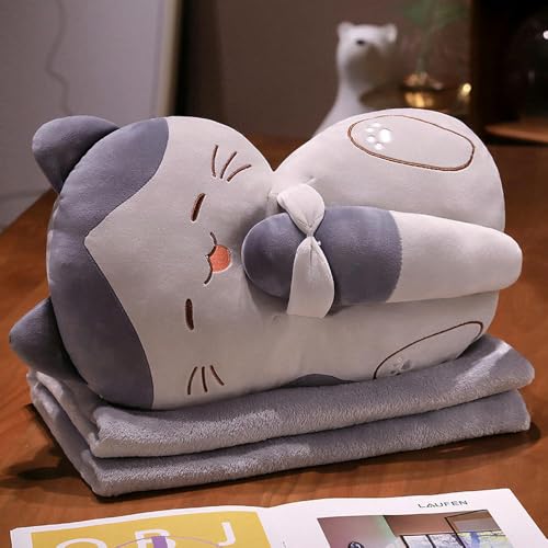 tYuNBd Cartoon Katze weiches Plüschkissen Sofa Kissen für Kinder Geburtstagsgeschenk 50cm 3 von tYuNBd