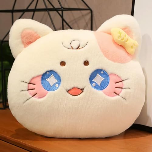 tYuNBd Niedliche Katze Plüsch Spielzeug Cartoon Plüsch weich warm Kissen Schlafkissen Kinder Mädchen Geschenk Geburtstag 30CM 2 von tYuNBd