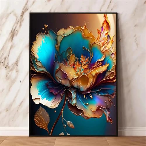 taesdvry Diamond Painting Set für Erwachsene,Kunstblume Diamond Art Erwachsene Full DIY Diamant Kunst Malerei Bilder Home Wand Dekor Square Drill 30x50cm von taesdvry