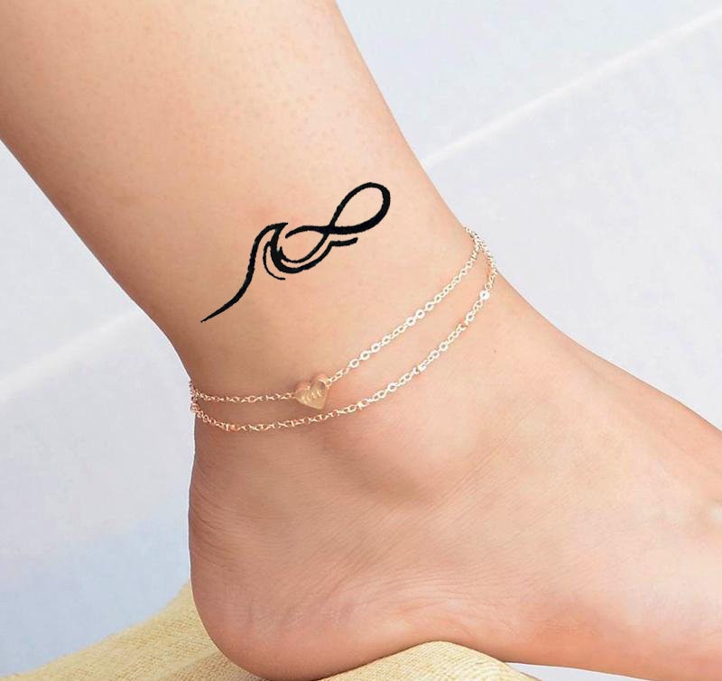 Mini Temporäres Tattoo/Infinite Wave Tattoo/ Wunderschönes von tattooprint