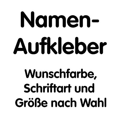 teddyfamily Namensaufkleber oder Wunschtext selbst gestalten Schriftzug Buchstaben Zahlen Sticker Name Autoaufkleber Aufkleber von teddyfamily