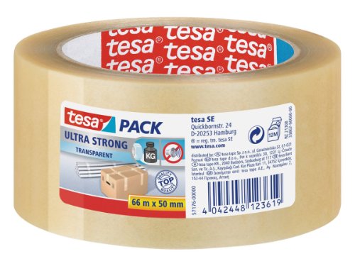 Tesa 5 Rollen Profi Klebeband Ultra Strong 66m x 50mm, transparent Tesa 5 Rollen Profi Klebeband Ultra Strong 66m x 50mm, transparent von tesa