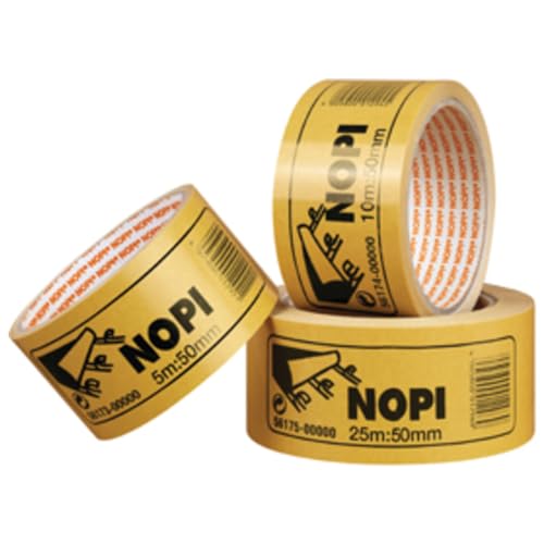 tesa Verlegeband NOPI Fix, doppelseitig, 25 m x 50 mm 56175 (Klebeband Doppelklebeband Montageklebeband Spiegelklebeband Teppichband Teppichklebeband) von tesa