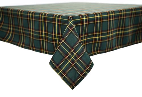 texpot Tischdecke 100 x 140 cm Schottenkaro grün Tartan kariert 100% Polyester von texpot