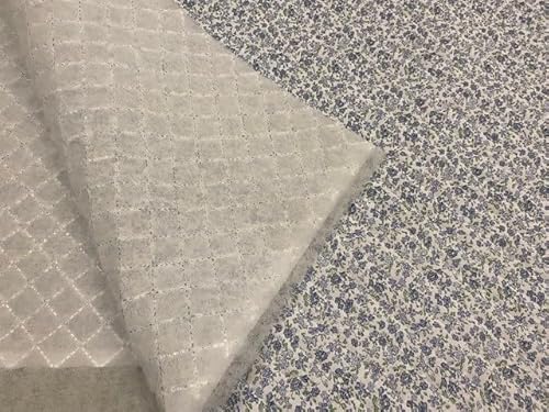 LIBERTY BLAU Steppstoff, Popeline-Stoff, 100% Baumwolle, Kinderstoffe, Bastel- und Bastelstoffe, Meterware 1 m x 150 cm von textil pertex