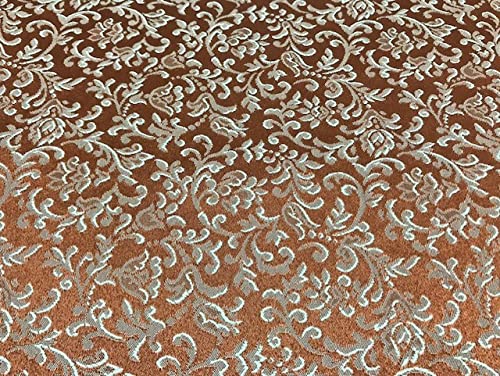 Stoff als Meterware, Brokat-Stoff, Jacquard-Stoff, Dekorationsstoff, Polsterstoff, 1 Meter x 140 cm von textil pertex