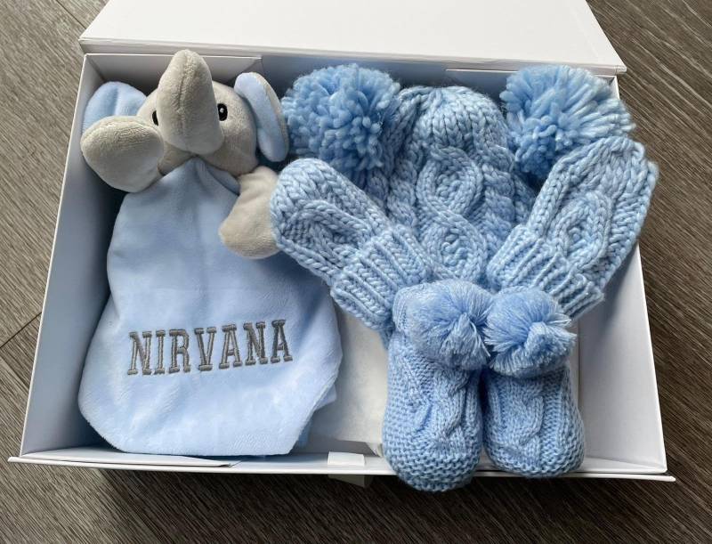 Baby Jungen Geschenk, Personalisierte Baby-Dusche-Geschenk, Baby-Tröster Geschenk Für Neue von thebababee