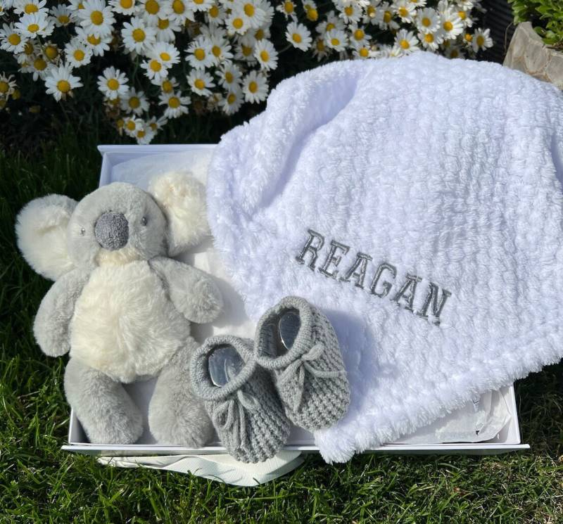 Neugeborenen Geschenk-Set, Personalisierte Baby-Geschenk, Baby-Geschenk-Set Für Jungen, Geschenk Mädchen, Baby-Dusche-Geschenke von thebababee