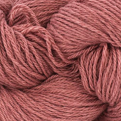 BC Garn Bio Balance Wolle Farbe 07 rost, Biowolle GOTS Zertifiziert, Pure Organic Wool + Pure Organic Cotton Biowolle zum Stricken oder Häkeln von theofeel