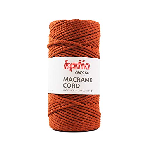 Katia Macramé Cord Farbe 110, nachhaltiges Makramee Garn zum Knüpfen, Seilgarn aus recycelten Materialien von theofeel