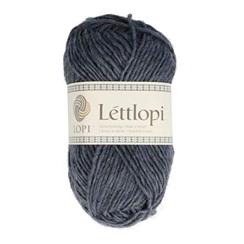 Lettlopi Wolle 9418 atlantik blau, Islandwolle zum Stricken von Islandpullovern, Norwegermuster | 100% Wolle von theofeel