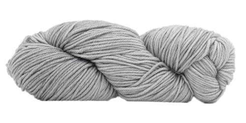 Malabrigo Rios | handgefärbte Wolle Stränge Merino 100g | mulesingfreie Merinowolle grau zum Stricken und Häkeln (Cape Cod Gray) von theofeel