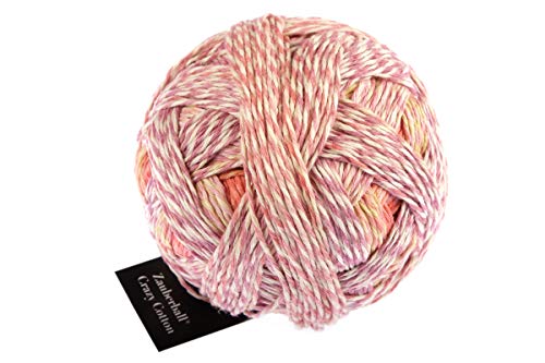 Schoppel Zauberball Crazy Cotton 2441 Frühlingsanfang | Baumwollgarn mit Farbverlauf | Farbverlaufsgarn zum Stricken und Häkeln | 100% Baumwolle von theofeel