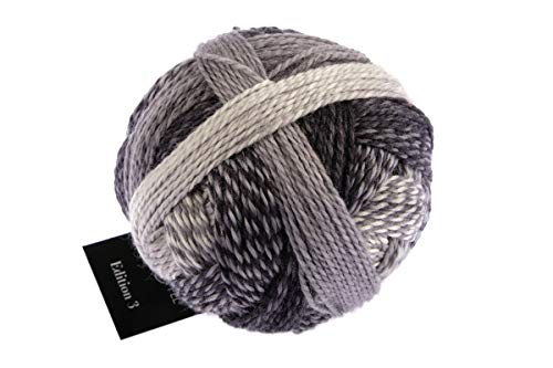 Schoppel Zauberball Edition 3 Farbe 2100 Domino | 100% Wolle | Merinowolle fine für Nadelstärke 3-3,5 mm, 50g von theofeel