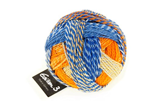 Schoppel Zauberball Edition 3 Farbe 2333 Ipanema Beach | 100% Wolle | Merinowolle fine für Nadelstärke 3-3,5 mm, 50g von theofeel