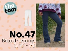 timtom No. 47 Bootcut-Leggings von timtom