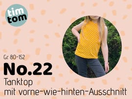 timtom No.22 Tanktop mit vorne-wie-hinten-Ausschnitt (Rio) von timtom