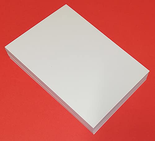 tipome 200 Blatt weißes Fsc-Papier, 120 g, im Format A5, 14,5 x 20,5 cm, für Laser- und Tintenstrahldrucker auf Vorder- und Rückseite von tipome