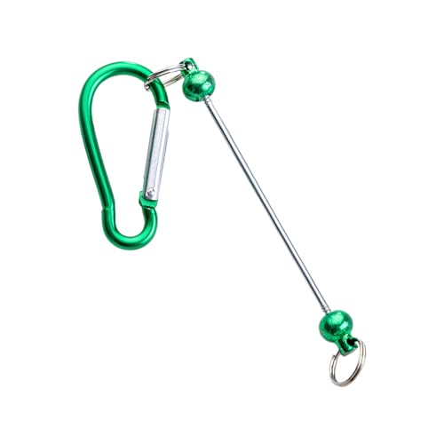 tixoacke Multifunktionaler Blanko-Schlüsselanhänger mit Perlen für Anhänger, Projekte, Schmuckherstellung von tixoacke