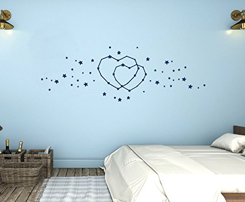 tjapalo® db-pkm 321 Wandtattoo Schlafzimmer Wohnzimmer Wandtatoo pkm321 - in vielen Farben (B140 x H46 cm) von tjapalo