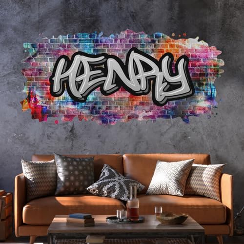 tjapalo® vz81 Graffiti Wandtattoo Graffiti Name Wandtattoo Kinderzimmer Name Bilder personalisiert Jugendzimmer Deko personalisiert Wanddeko Kinderzimmer, Formatvorlagen Name: c vz81 von tjapalo