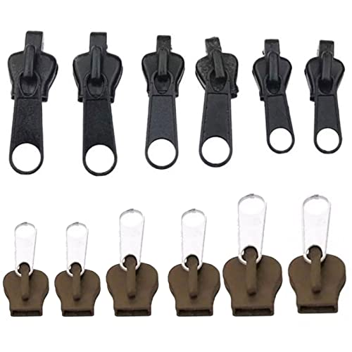 tongfeng Fix Zip Puller - Zip Slider Fix Zip Puller - Zip Slider Repair Instant Kit - Metal Zipper Slider - Detachable Fixing Zipper Clip Pulls Instant Zipper Repair Kit - Extension Pulls von tongfeng