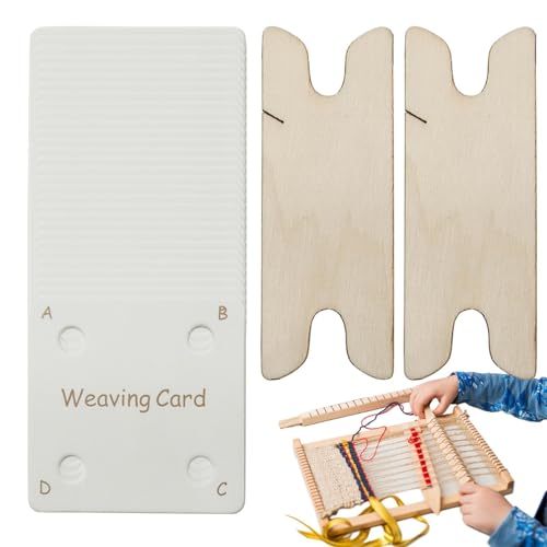 tongfeng Weaving Cards Set - Handmade Weaving Cards - Reusable Handmade Weaving Tools for Create Beautiful Patterns and Designs MLQ205SGS4CA8BIMW7 von tongfeng