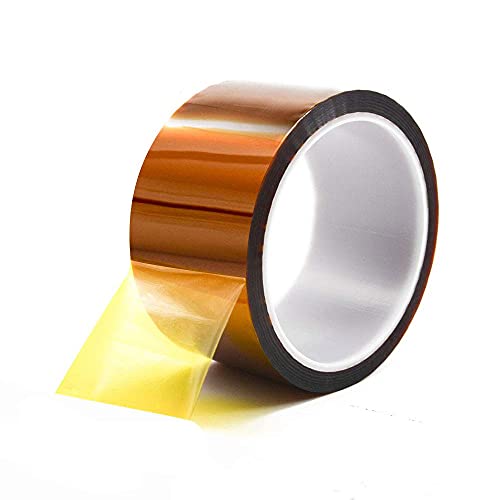 Hitzebeständiges Klebeband für Hitzepresse, bis zu 572 °C, Polyester-Klebeband für Wärmeübertragung, Sublimation, Maskierung, 3D-Druck etc. (40 mm x 33 m) von tooloflife