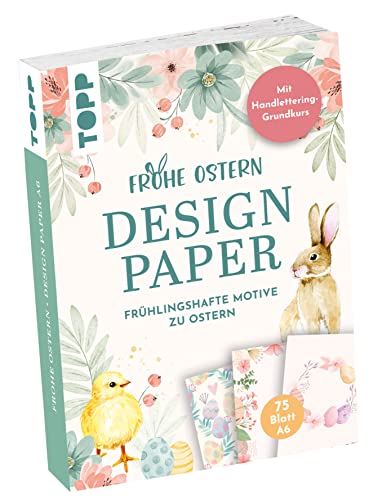 Design Paper Frohe Ostern A6 von Frech