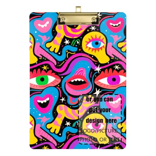 Cartoon-cooles und farbenfrohes Graffiti-Klemmbrett, wasserdicht, für Hausaufgaben, Kindergröße 22,9 x 30,5 cm Cartoon-cooles und farbenfrohes Graffiti-Klemmbrett, wasserdicht, für Hausaufgaben, Kindergröße 22,9 x 30,5 cm von tplaotee
