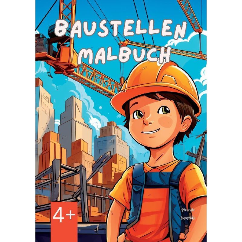 Baustellen Malbuch - Finn Avery, Kartoniert (TB) von tredition