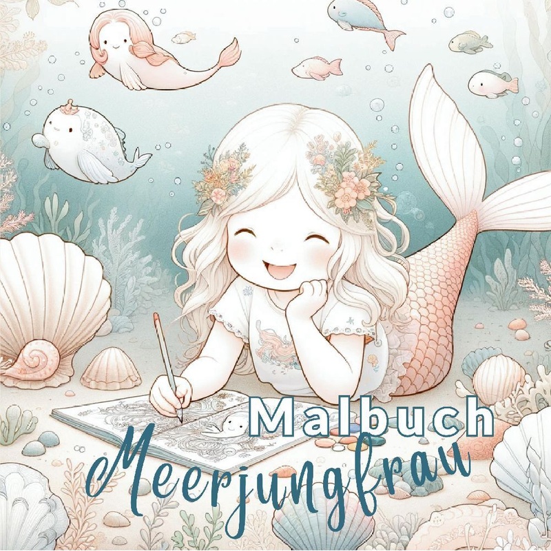 Malbuch Meerjungfrau - Mein Zauberhaftes Ausmalbuch - S&L Inspirations Lounge, Kartoniert (TB) von tredition