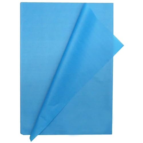 Blumenseide blau 50 x 70 cm | 20g/m² Seidenpapier Naturpapier Tissuepapier Chiffonpapier Pergamentpapier von trendmarkt24