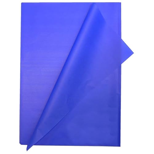 Blumenseide dunkelblau 50 x 70 cm | 20g/m² Seidenpapier Naturpapier Tissuepapier Chiffonpapier Pergamentpapier von trendmarkt24