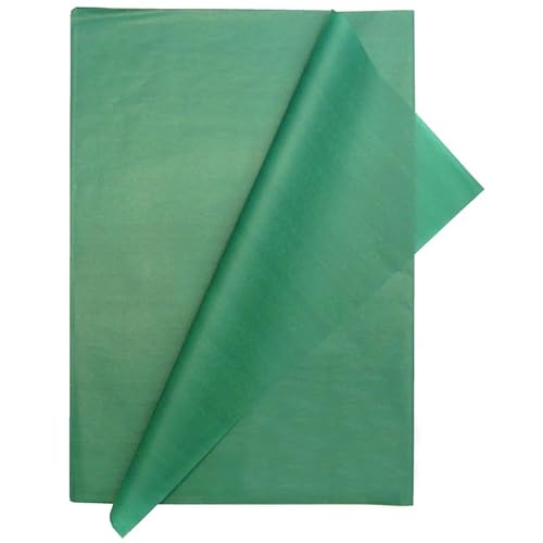 Blumenseide dunkelgrün 50 x 70 cm | 20g/m² Seidenpapier Naturpapier Tissuepapier Chiffonpapier Pergamentpapier von trendmarkt24