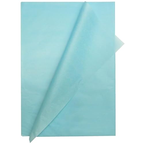 Blumenseide hellblau 50 x 70 cm | 20g/m² Seidenpapier Naturpapier Tissuepapier Chiffonpapier Pergamentpapier von trendmarkt24