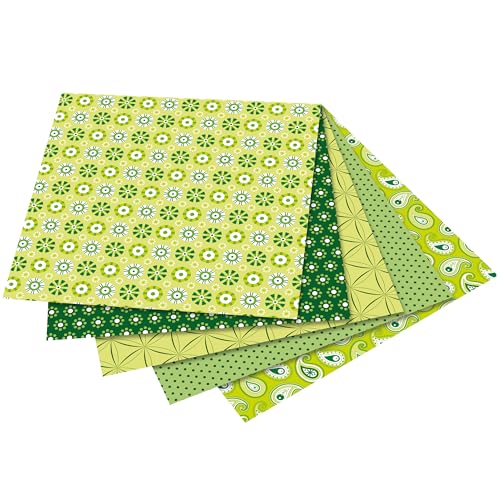Faltblätter 15x15 cm, 80 g/m² grün Origamipapier Faltpapier Mix Set von trendmarkt24