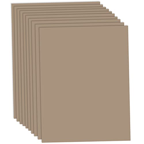 Tonpapier cappuccino 50 x 70cm | 130 g/m² Bastelpapier 10 Blatt einfarbig 130g /qm Bastel-Papier Set Ton-Karton Schul-Papier farbig zum basteln bemalen Bastelkarton Kinder Hochzeit von trendmarkt24